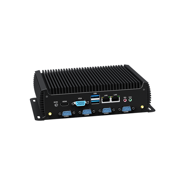 Fanless Industrial Pc Rs485 Core I7 - คอมพิวเตอร์อุตสาหกรรมแบบฝังตัวไร้พัดลม Intel Core I3 I5 I7