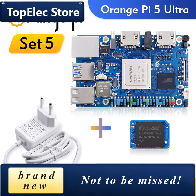 TopElec Orange Pi 5 Ultra + ชุ - Rockchip Rk3588 Development Board บทวิจารณ์และราคา