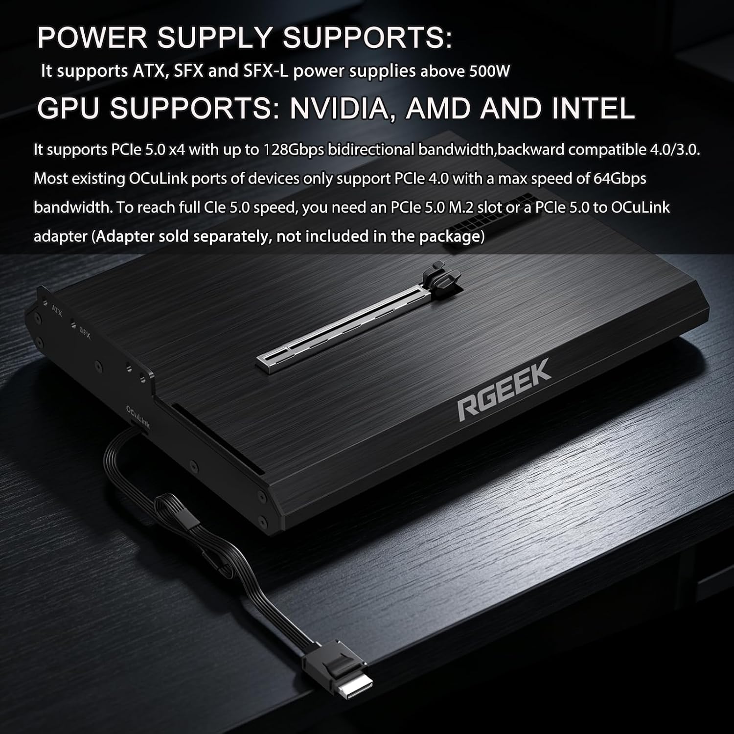 OCuLink eGPU Dock PCIe 5.0 x4  - Oculink Egpu Mini Pc บทวิจารณ์และราคา
